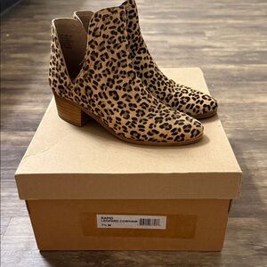 Coconuts by Matisse Leopard Ankle Booties